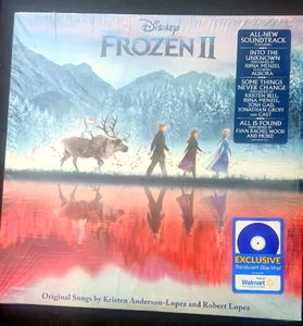 DISNEY Records FROZEN II Soundtrack Blue Vinyl LP Walmart Exclusive Open - Picture 1 of 2