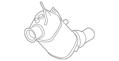 BMW X3 2015-2017 genuino - silenciador y tubo 18-30-8-570-175 Foto 1 de 2