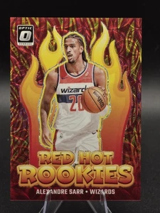 Alexandre Sarr 2024-25 Donruss Optic Red Hot Rookies Red Gold Scope /99 RC - Picture 1 of 2