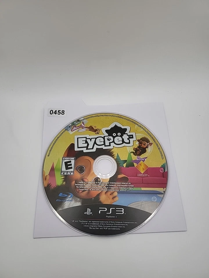EyePet (Sony PlayStation 3 PS3, 2010) DISC ONLY NO TRACKING  - Image 1 of 1