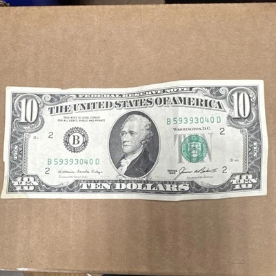 10 dollar bill (1985) - Image 1 of 2