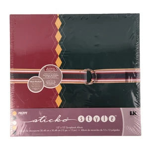 Sticko Style Preppy 12x12 Sammelalbum Album EK Erfolg NEU versiegelt Band Gürtel - Bild 1 von 5