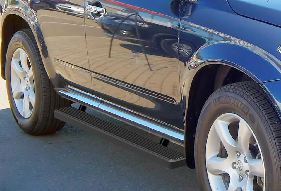 SUPERADAS estriberas 4" negro mate ajuste 03-08 Nissan Murano Foto 1 de 4