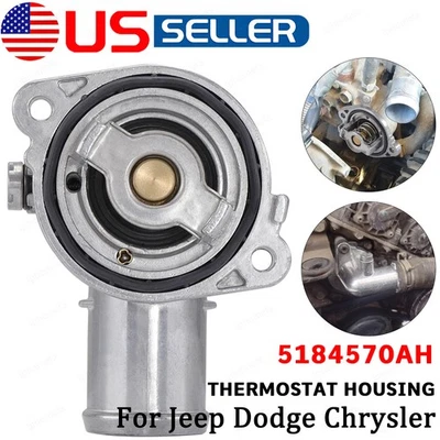 Aluminium Engine Coolant Thermostat For Dodge Grand Caravan 3.6L 2011 -2019 Foto 1 de 4