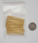 GOLDTONE HEAD PINS PACKAGE 100 NEW-1 1/2 INCHES LONG