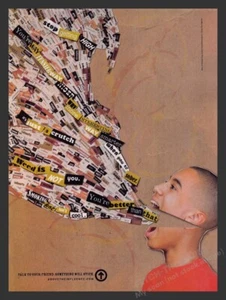 Above the Influence 2008 antidrogas habla con tus amigos anuncio impreso - Imagen 1 de 1
