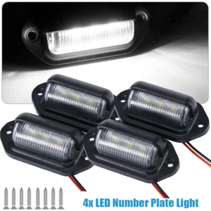 4x LED Universal Kennzeichenleuchte Beleuchtung Nummernschild Anhänger Rücklicht - Bild 1 von 20