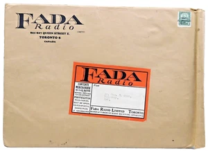 1941 - Fada 35 C - Highboy Radio Information In Company Envelope – 2 Pages - Picture 1 of 4