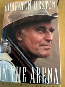 Charlton Heston • SIGNED • Autobiography In The Arena •my Personal Copy! - Picture 1 of 7