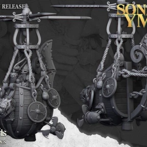 Dwarf Flying Machine – Gyrocopter- Highlands Miniatures - Picture 1 of 4