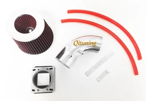 Red For 1993-1994 Toyota T-100 3.0L V6 Air Intake System Kit + Filter - Picture 1 of 1