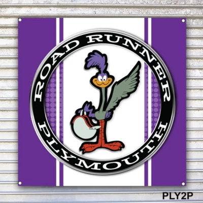 Arte de pared de letrero de corredor de carretera Plymouth Foto 1 de 4