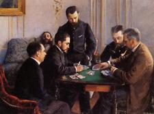 Oil painting men playing Game-of-Bezique-1880-Gustave-Caillebotte-Oil-Painting