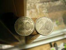 1967 & 1973 Malaysia 20 Sen Coin Lot