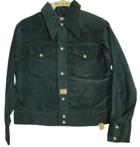 NEW with original tags Vintage Billy the Kid green corduroy boys jacket size 12 - Picture 1 of 6