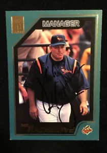 MIKE HARGROVE 2000 TOPPS AUTOGRAPHED SIGNED AUTO BASEBALL CARD 325 ORIOLES - Picture 1 of 1