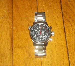 Armani Emporio AR 0557 Herrenuhr massiv Edelstahl neu 50 Meter - Bild 1 von 9