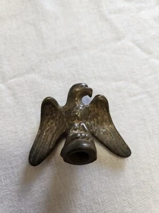 Vintage Brass ? American Eagle Flag Pole Clock Topper Finial - Picture 1 of 11