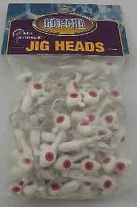 Sea Striker BSWG14100-1 Got-Cha Weißer Jigkopf - 100 Stück - Bild 1 von 1