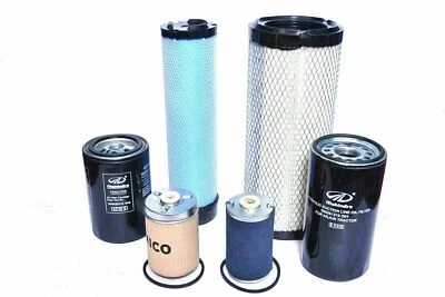 MAHINDRA TRACTOR FILTER ECONOMY PACK OF 6 FOR 4500 / 5500 / 6000 / 6500 - Image 1 of 3