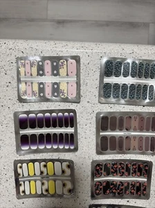 Lote de 10 pegatinas de uñas para arte en uñas surtidas nuevas selladas - Imagen 1 de 12