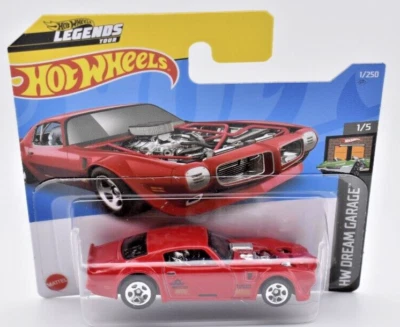 Hot Wheels 1/2022 Pontiac Firebid 1970 rosso HW Dream Garage. scheda corta 1/250 - Immagine 1 di 2