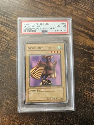 PSA 8 Skull Red Bird LOB-105 1st Edition Yu-Gi-Oh! Near Mint 2002 - Bild 1 von 2