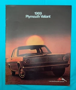1969 Plymouth "VALIANT" - Original Autohändler Verkaufsprospekt / Katalog - Bild 1 von 7