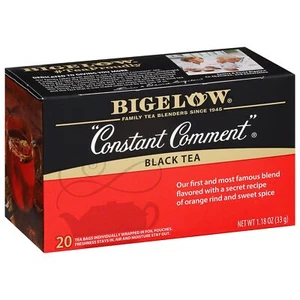 Bigelow Tea Constant Comment Black Tea Caffeinated Tea 20 Count Box Pack of 6... - Picture 1 of 6