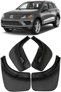 Genuine Front & Rear Splash Guards Mud Flaps Fender For VW 2011-2017 Touareg - Picture 1 of 8