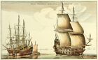 W. HOLLAR (1607-1677), Holländische Galeonen. Handelsschiffe,  1647, Repro