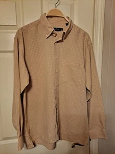 Men's Bugatchi Button Down Shirt-Large - Picture 1 of 3