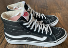 Vans Off The Wall 721278 Black/White Suede High Top  Sneakers US Size M 6: W 7.5