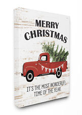 The Stupell Home Decor Collection Christmas Most Wonderful Time Vintage Truck