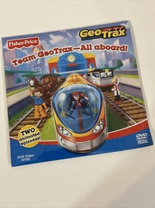 Fisher Price Team GeoTrax ¡Todo a bordo! DVD 2007 episodios animados se envía en 24 horas - Imagen 1 de 20