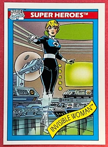 1990 Impel Marvel (MCU) Comics #43 INVISIBLE WOMAN SUPER HEROES NM Condition - Picture 1 of 3