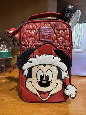 迪士尼公园假日米老鼠迷你可转换斜挎包 Lug 全新带标签 — 第 1/4 张图片