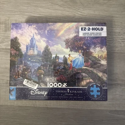 Ceaco Thomas Kinkade Studios Cinderella Wishes Upon a Dream 1000pc Puzzle New - Image 1 of 2