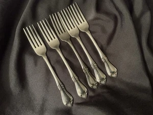 Oneida Celebrity (5) Dinner Forks SSS Stainless Flatware Replacements - Picture 1 of 5