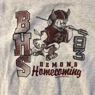 Sudadera North Dakota Bismark De Colección Demonios Para Hombres 2XL Y2K Cuello Redondo Foto 1 de 4