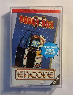 BUGGY BOY - Encore version - Commodore 64 C64 C128 - TESTED See photos - Image 1 of 4