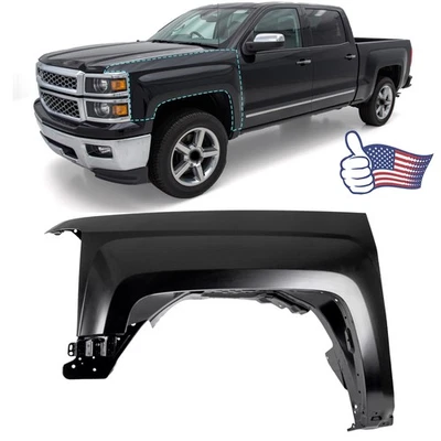 Fender For Chevrolet Silverado 1500 2014-2018 Front Driver Side LH Assembly - Изображение 1 из 4