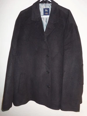 (BA217) CHAQUETA NEGRA MEZCLA LANA ULTRA SUAVE HART SCHAFFNER MARX NUEVA SIN ETIQUETAS Foto 1 de 4