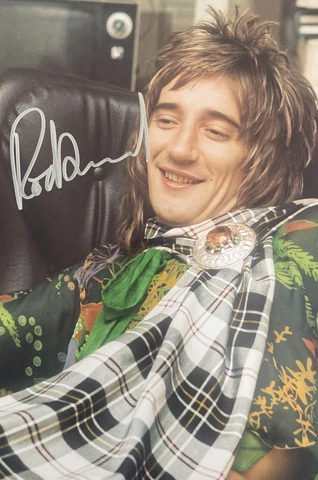 Rod Stewart signed photo  - AFTAL  OnlineCOA Cover