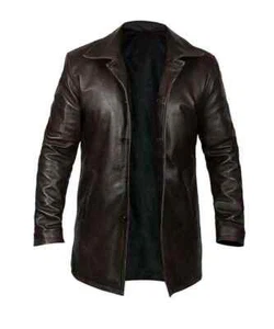 Custom Tailored Winchester Real Genuine Vintage Leather Men Coat Jacket - Picture 1 of 4