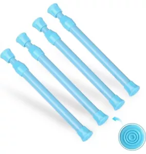 4 Pcs Tension Rod, Short Tension Rod, No Drilling Small Tension Rods for Closet - Picture 1 of 3