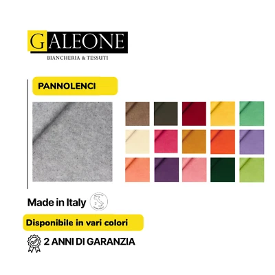 Pannolenci Colorati Feltro Morbido Tessuto Panno Lencio Al Metro Patchwork H=180