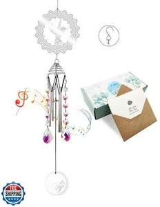 Hourwof Memorial Wind Chimes for Outside,Decorative Wind Chime with Wind Spin - Picture 1 of 5