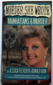 Murder, She Wrote Paperback Book MANHATTANS & MURDER Jessica Fletcher & D. Bain - Picture 1 of 1
