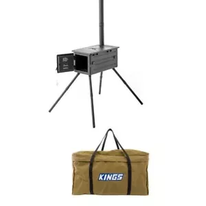 Adventure Kings Premium Camp Oven Stove + Camping Oven BBQ Bag Outdoor Picnic - Picture 1 of 12